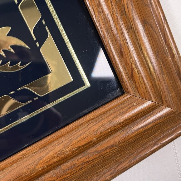 Vintage 80s Henry Weinhard’s Private Reserve Beer Mirror Bar Sign Gold Etched - Picture 9 of 9